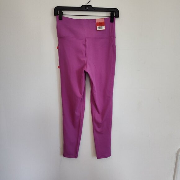 Ladies SZ M Danskin Pink 7/8 Leggings - Picture 3 of 4